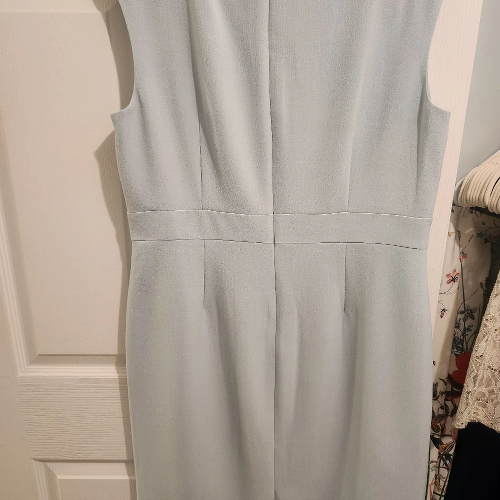 NWOT Kasper Mint Green Crepe Sheath - Picture 6 of 7